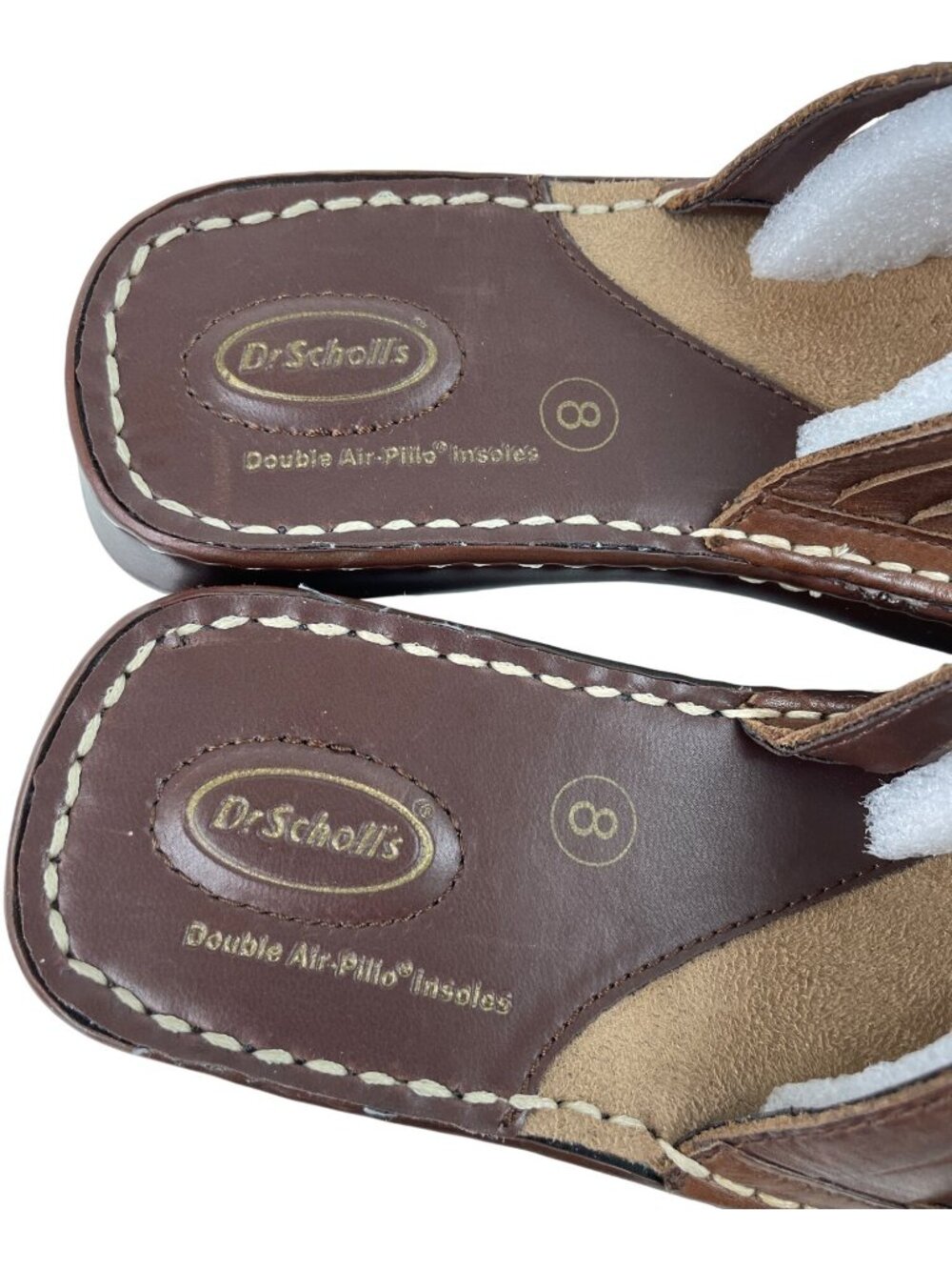 Dr Scholl’s Women’s Shoes Brown Leather Reba II Comfort Sandals Size 8 - Picture 9 of 11